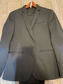 Zara black Single-Button Slim Blazer and pants (suit)