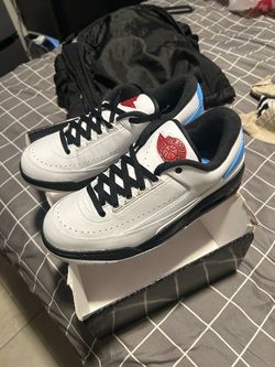 Air Jordan 2/3 Low-Top White Blue Red