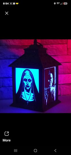Horror lanterns that one is 4 sided inserts