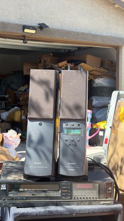 Sony brand amplified speakers