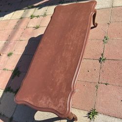 Hardwood clawfoot USA coffee table lounge sofa table for living room