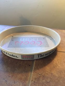 Coors light serving tray