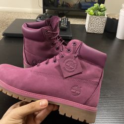 Womens Purple Timbs Size 7