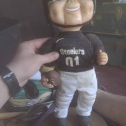 Pittsburgh Steelers Vtg Animatronic Bobble MNF THEME HANK WILLIAMS $50 obo
