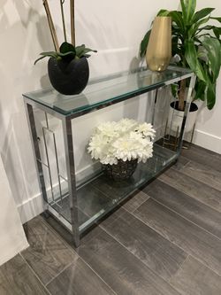 Glass console