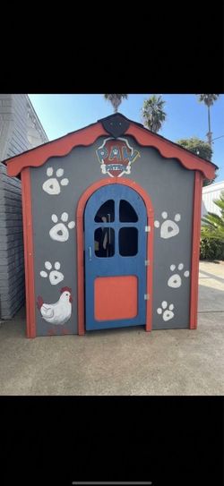 Casita de madera paw patrol