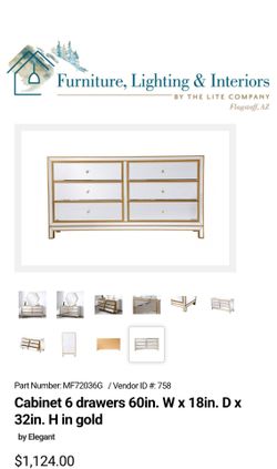 Mirror Dresser By Elegant