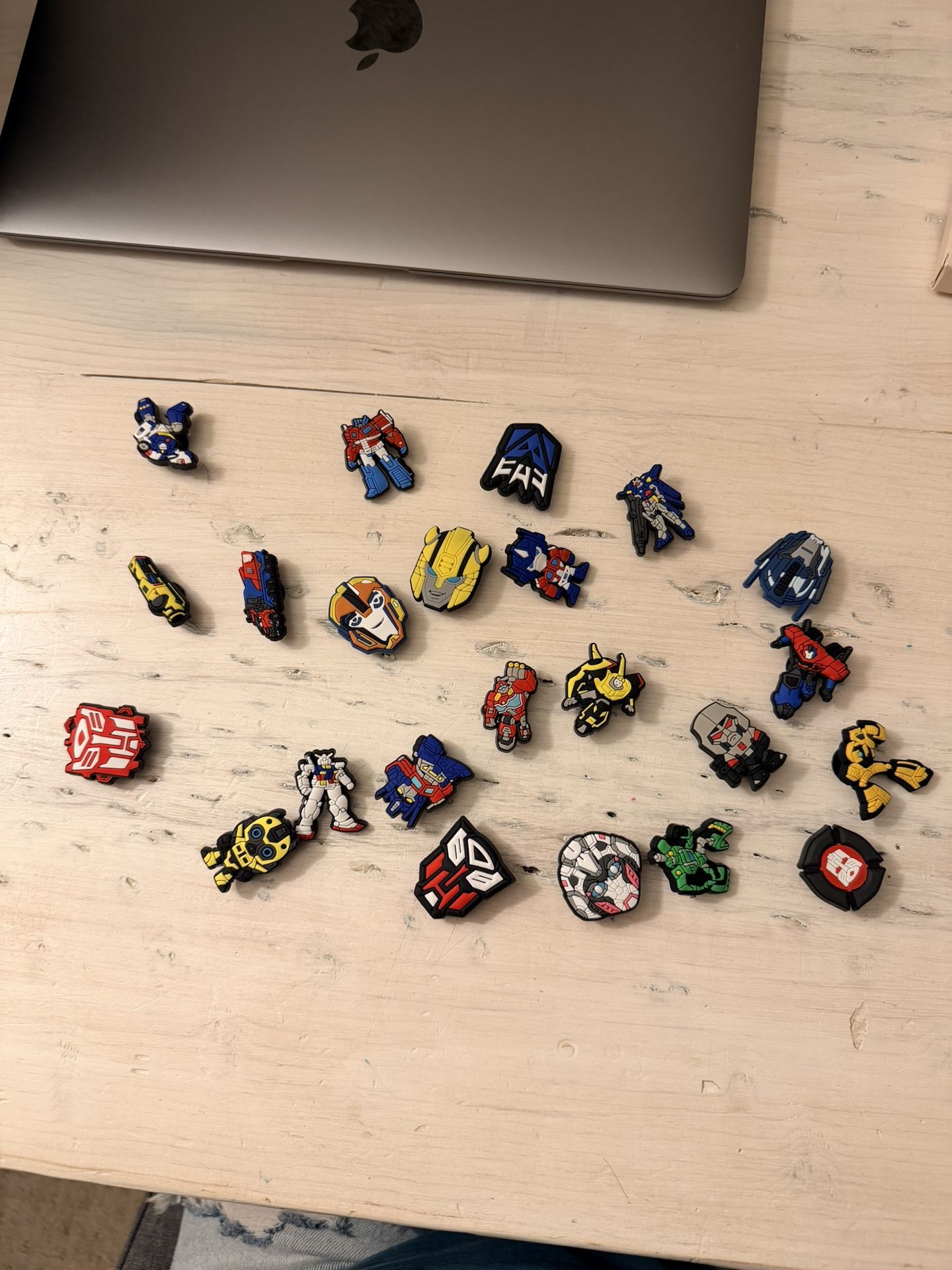 Crocs charms transformers