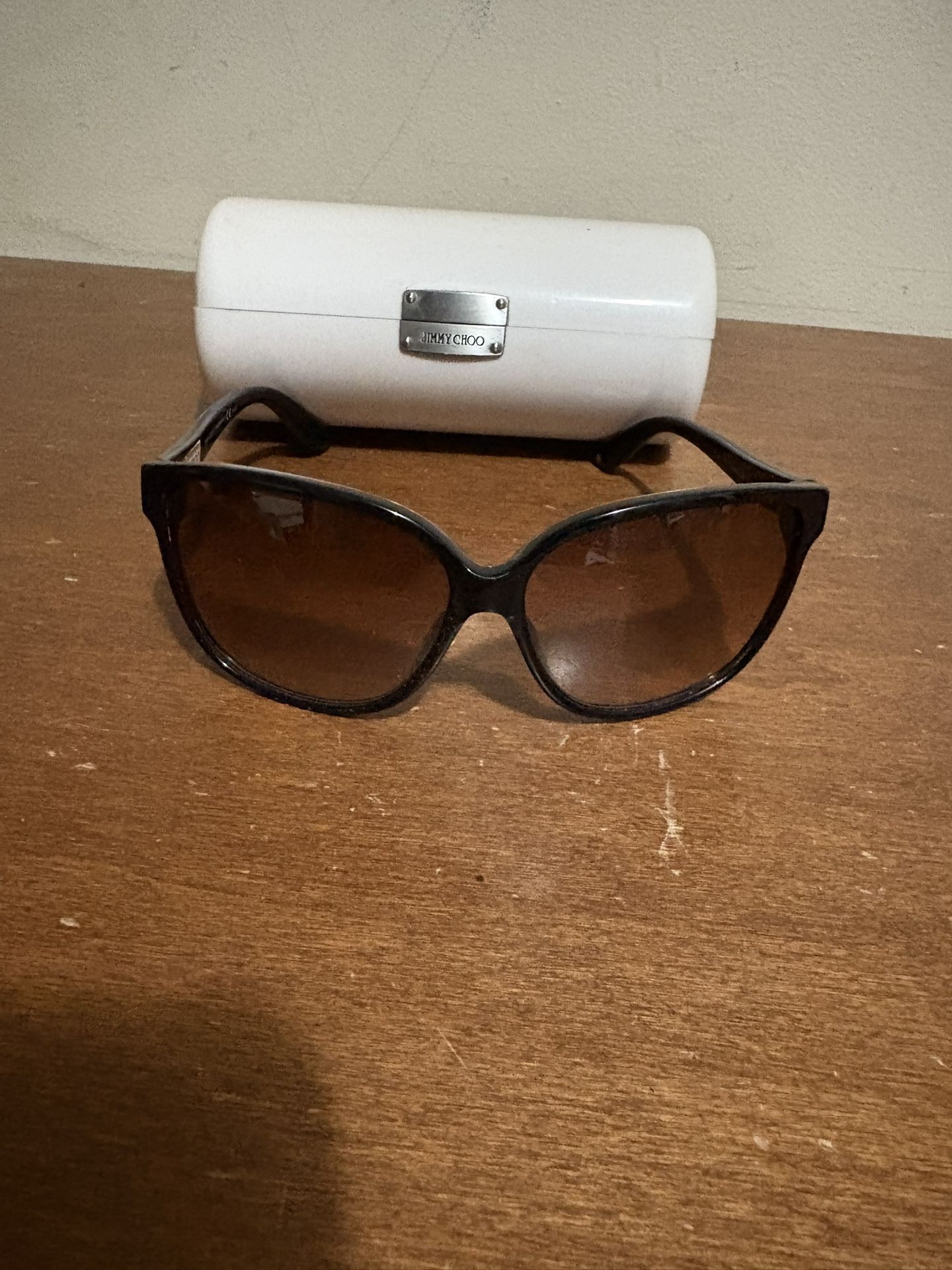 Jimmy Choo Black cheetah print Frames with Brown Lenses Sunglasses The Jimmy Choo Black cheetah print frames with brown lenses  main image 3
