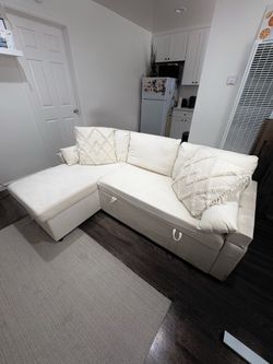 Beige couch