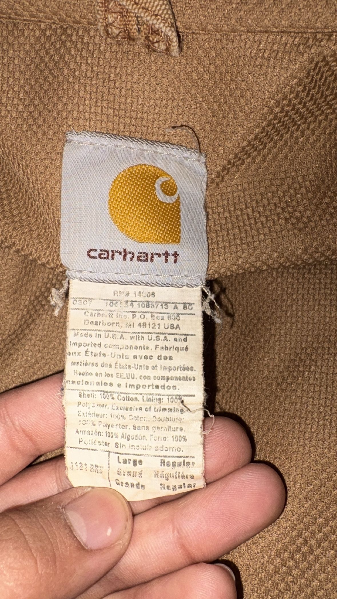 Authentic Carhart Jacket