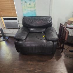 Big, Electric, Leather Recliner