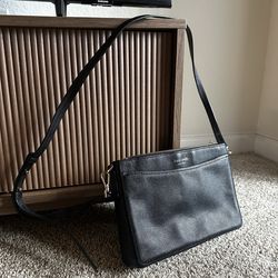 Kate Spade Leather Cross Body Bag Black
