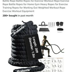 Fitness Battle Rope Workout Exercise Gym Training Equipment