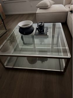 Coffee table with end table