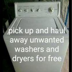 I Can Haul Of Your Washer Dryer For Free 