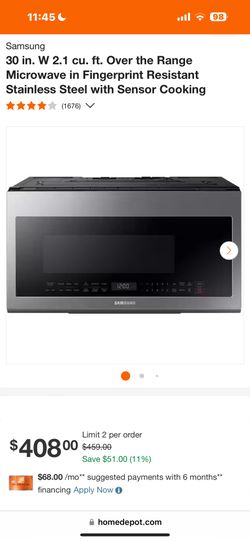 Samsung Microwave Oven