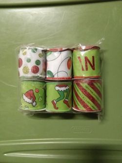 Grinch Ribbon Set
