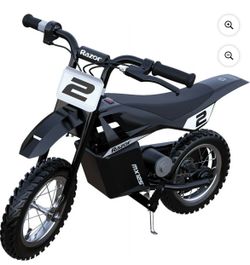 Razor Dirt Rocket MX125 Electric-Powered Dirt Bike - Black with Decal Included, for Child 5+