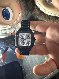 Skeleton Watch Black ( good price !!)