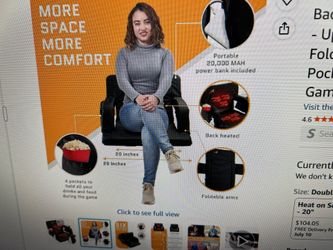 Double Heated Stadium Seats-xtra wide