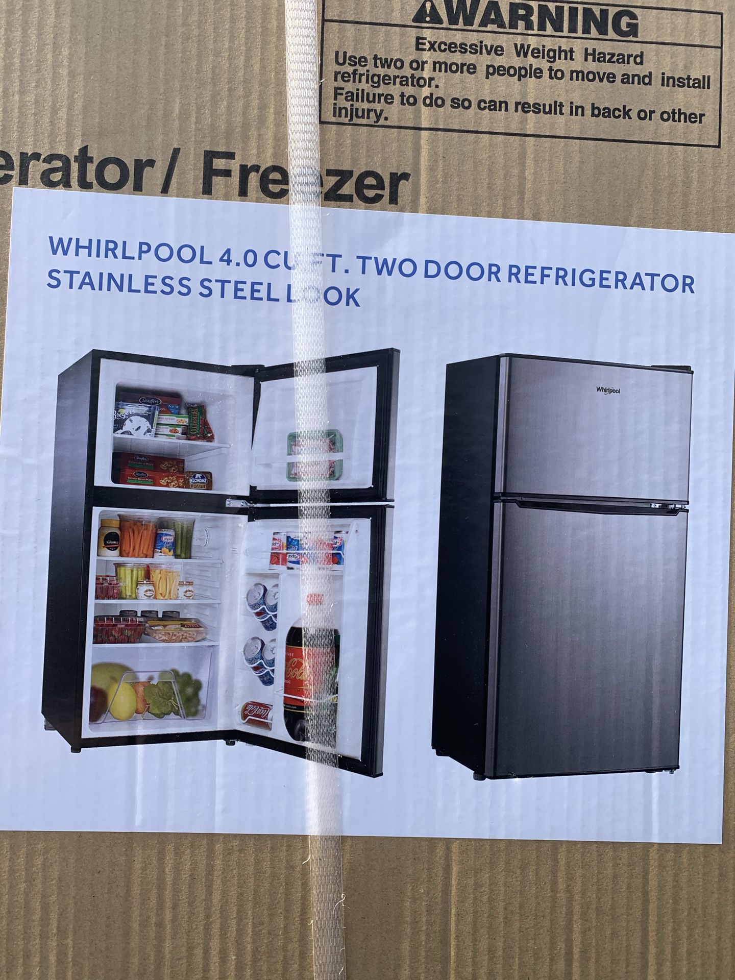 4.0 Foot Refrigerator/freezer