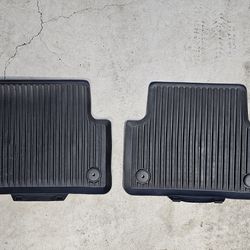 2017-2024 Audi A4 Rear Rubber Floor Mats