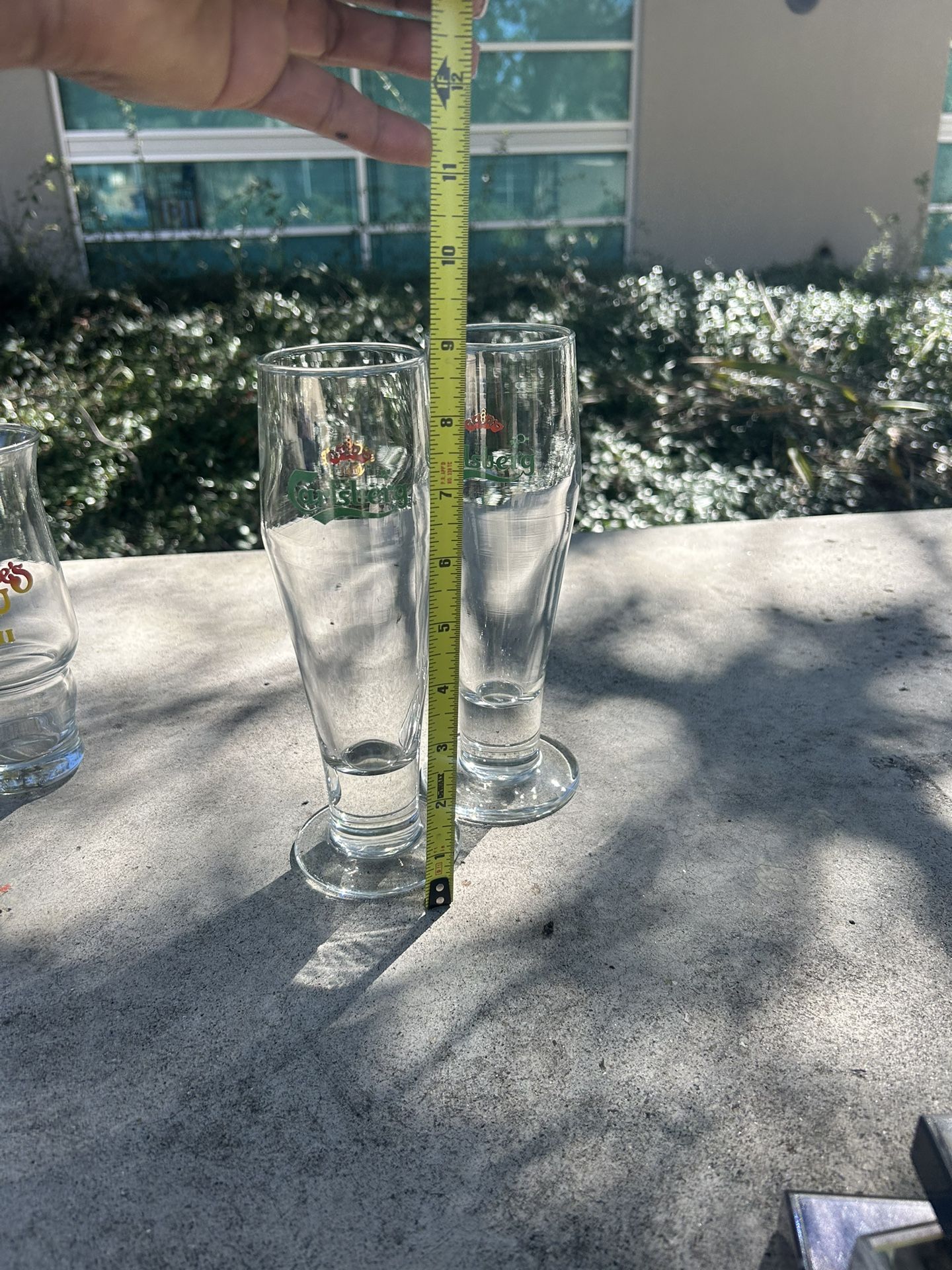 Vintage Carlsberg Beer Glasses, Set of 