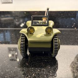 Vintage Westminster 4X4 Buggy Patrol Camouflage Army Jeep Toy Military Vehicle 7"