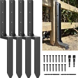 👉 Fence Post Repair Kit / Heavy Duty Steel / Easy Install