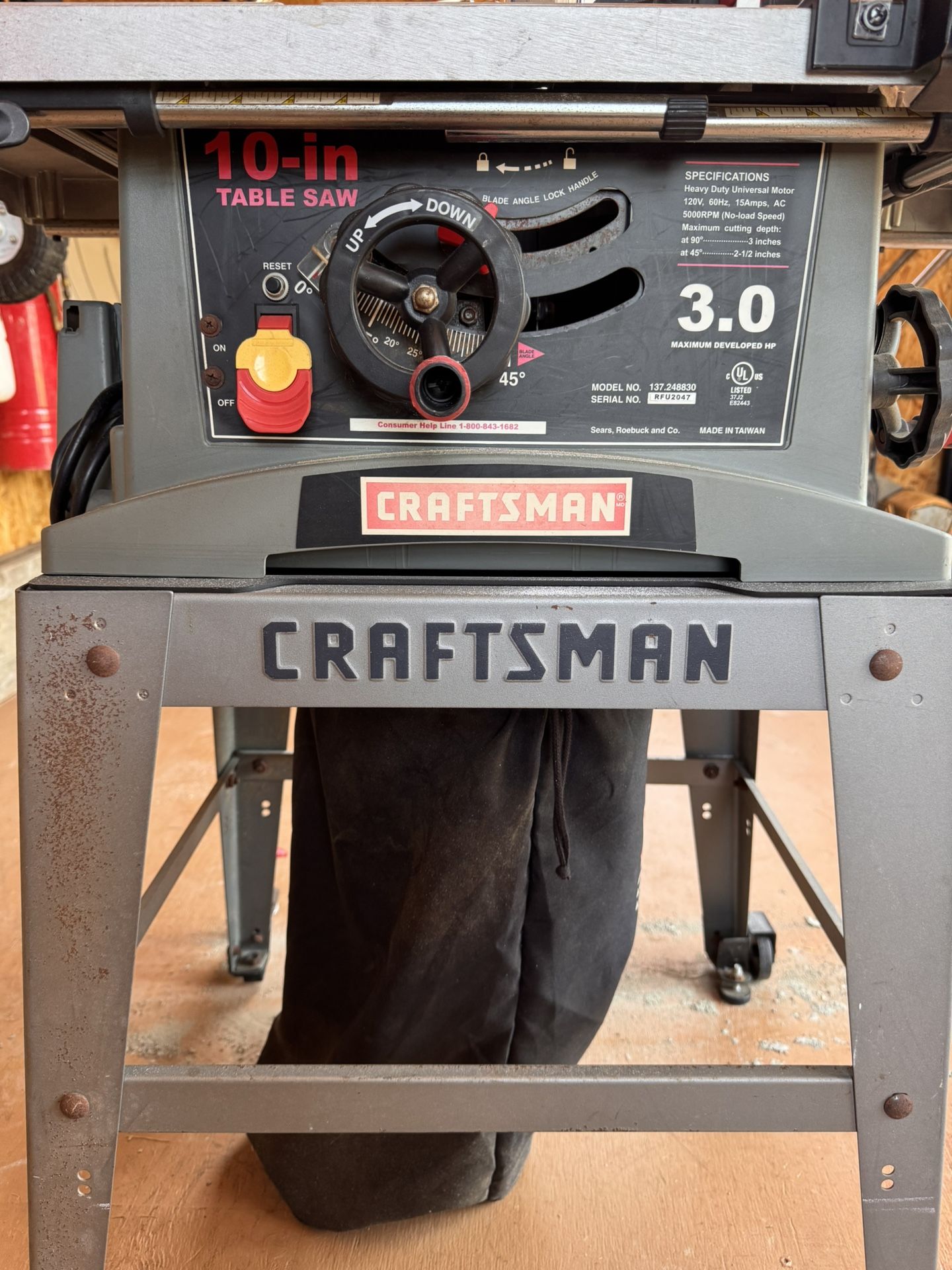 Craftsman Table Saw