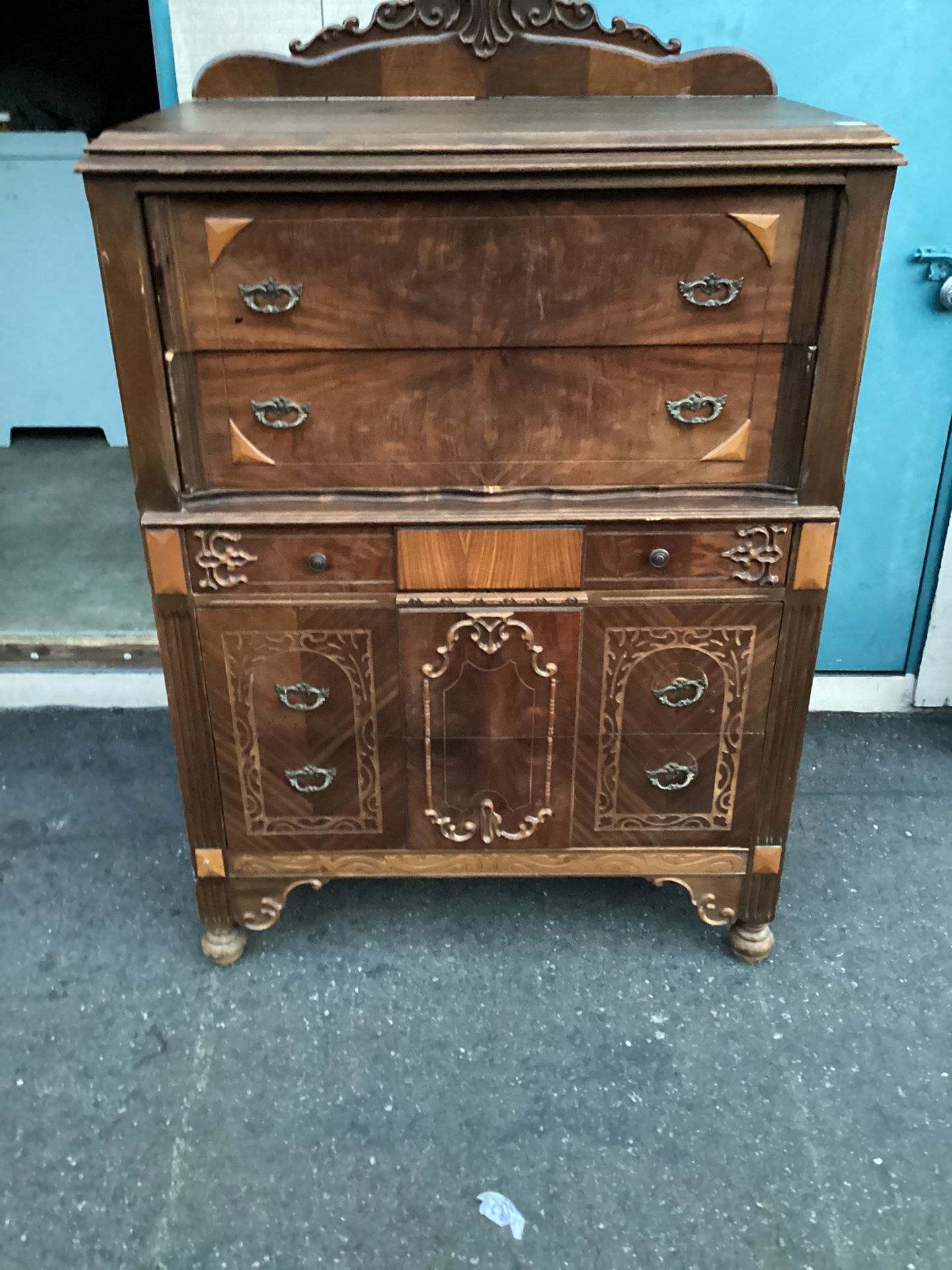 Antique Dresser. 51h. X. 37w. X. 19 R