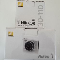 📸 Nikon 1 J1 Camera Kit – 10–30mm & 30–110mm Lenses + Charger 