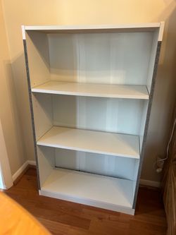 White shelf unit