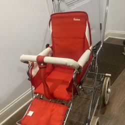 Vintage Swedish Emmaljunga Viking Baby Carriage Pram Stroller -Superb Condition!Attention Movie Prop Houses Or Moms Or Grandparents! 