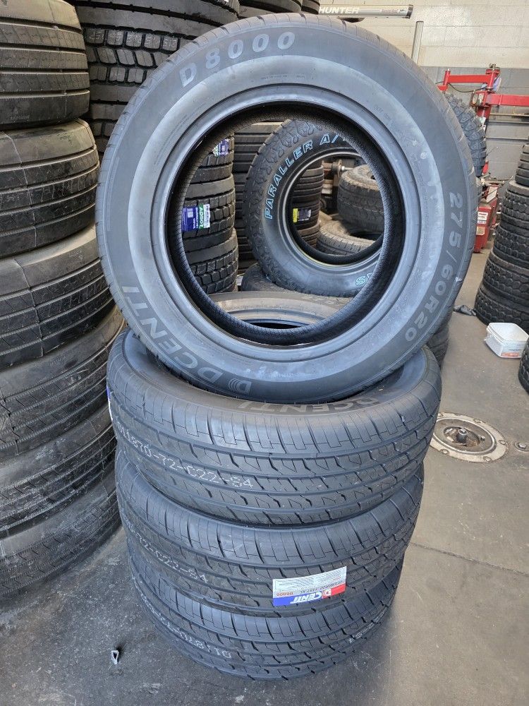 275/60R20 SET OF 4 NE WHITH INSTALLATION AND BALANCING
