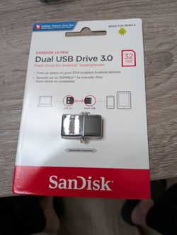 SanDisk Ultra Dual 32 GB Android Phone USB Flash Drive - BRAND NEW!