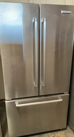 Kitchen Aid 3 Door Stainless Steel Fridge
