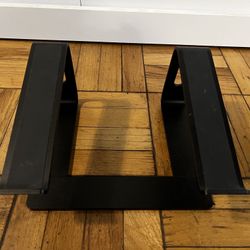 Laptop Stand for Desk Detachable Aluminum Computer Riser Portable Metal Notebook Printer Stand Holder Compatible with MacBook Air, Pro, Dell, HP, Leno