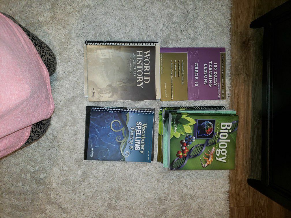 10th Grade Curriculum, including, Abeka, and Easy Grammar Ultimate Series