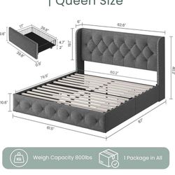 Queen Size Bed (no damage)