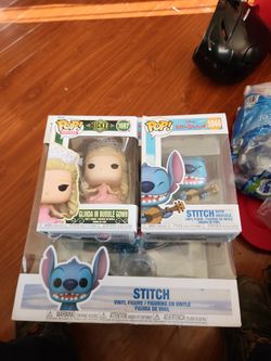 Funko Pop Stitch And Glinda I Bubble Gown