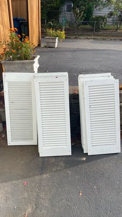 Wood shutters