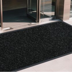 Front Door Mat Indoor Outdoor Entrance, 3ft x 5ft Non Slip Custom Size Outdoor Mat, Commercial Easy Clean Door Mat, Low-Profile Doormat Welcome Floor 