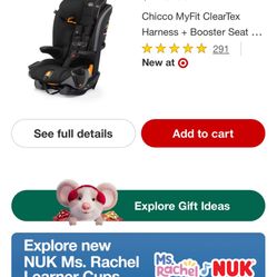 Chicco My Fit Car Seat And Booster