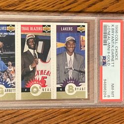 Kobe Bryant 1996 Collector’s Choice Mini GOLD PSA 8 # M129 Rookie Card