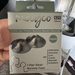 Moogco Silver Nursing Cups