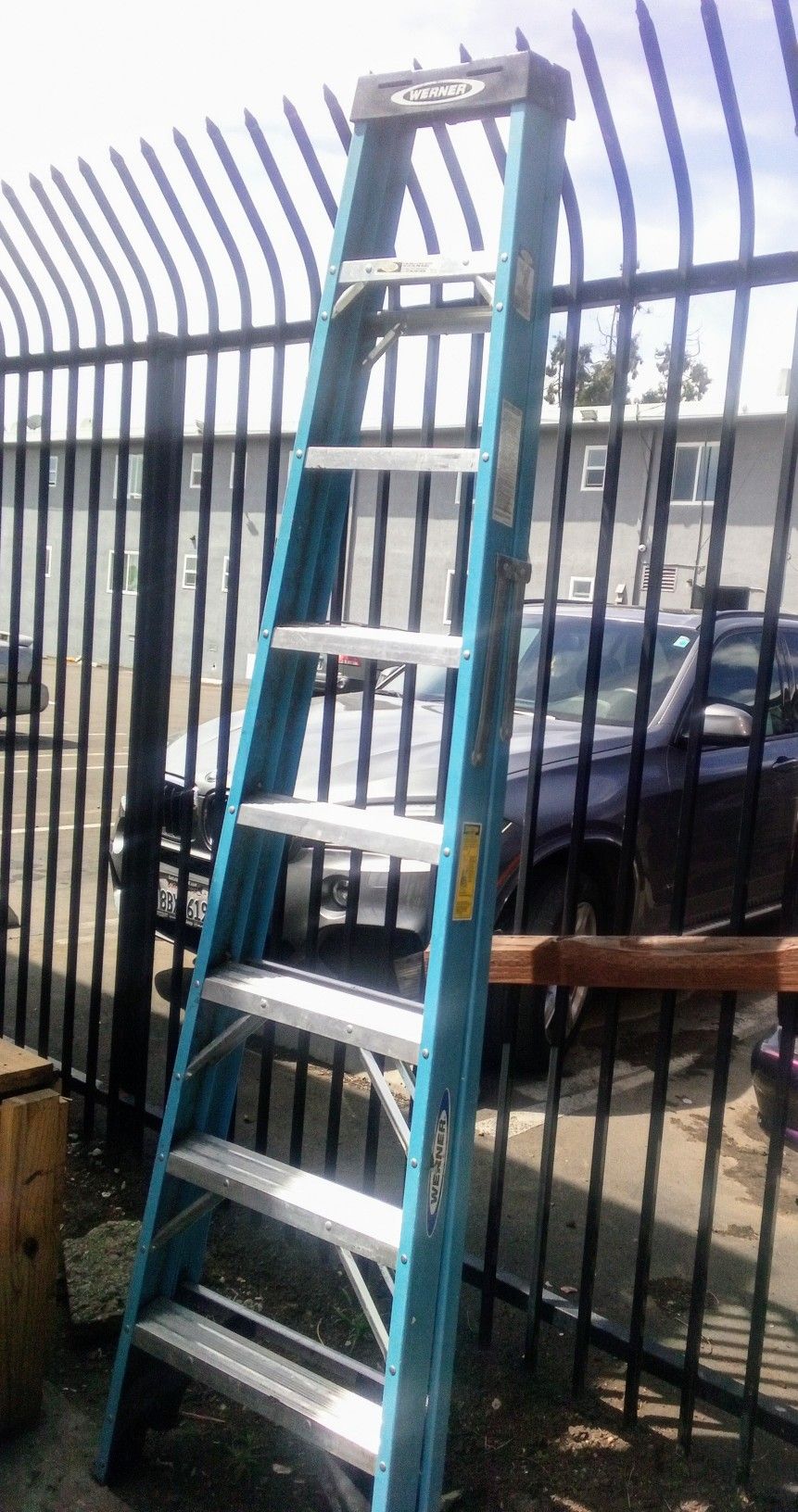 Werner 8 ft Fiberglass Step Ladder