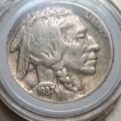 1937S   Buffalo Nickel 