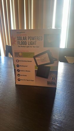 Solar Powered Flood Light